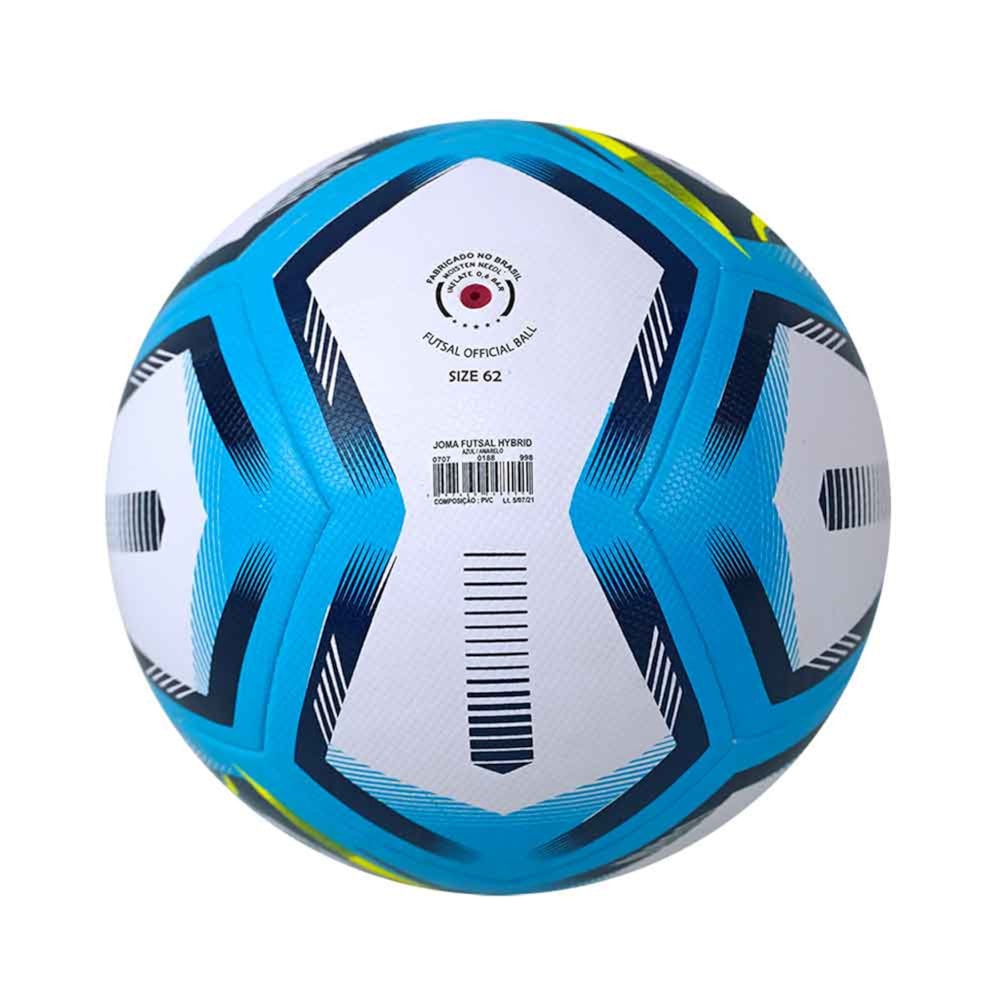 Bola De Futsal Joma Hybrid - 4 - Azul E Branco