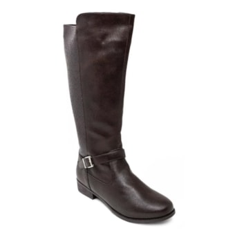 Bota Cano Longo Feminina Mooncity 72086 Marrom