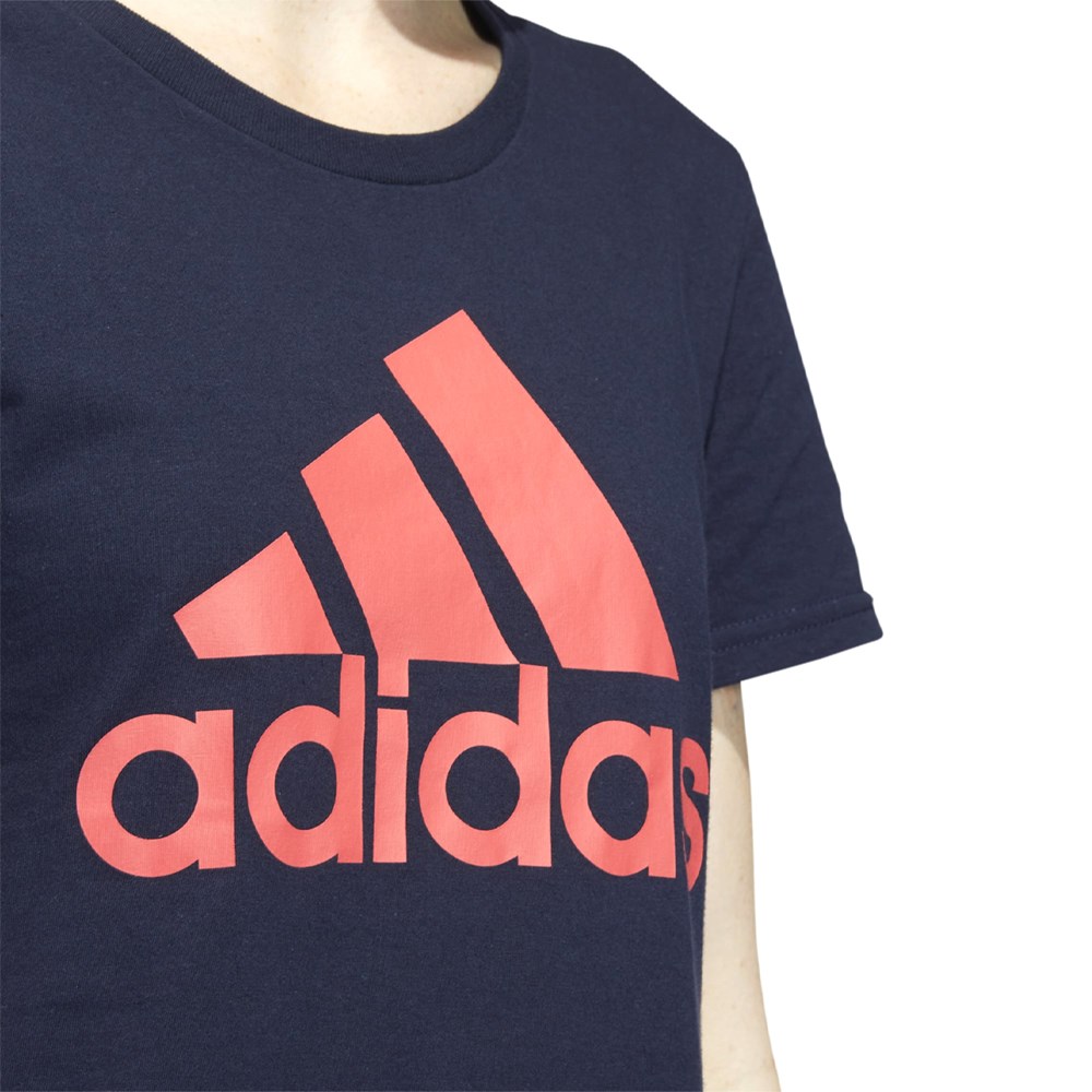 Camiseta Manga Curta Adidas Logo Camiseta Feminina