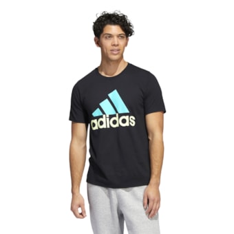 Camiseta Manga Curta Adidas Logo Camiseta Masculina