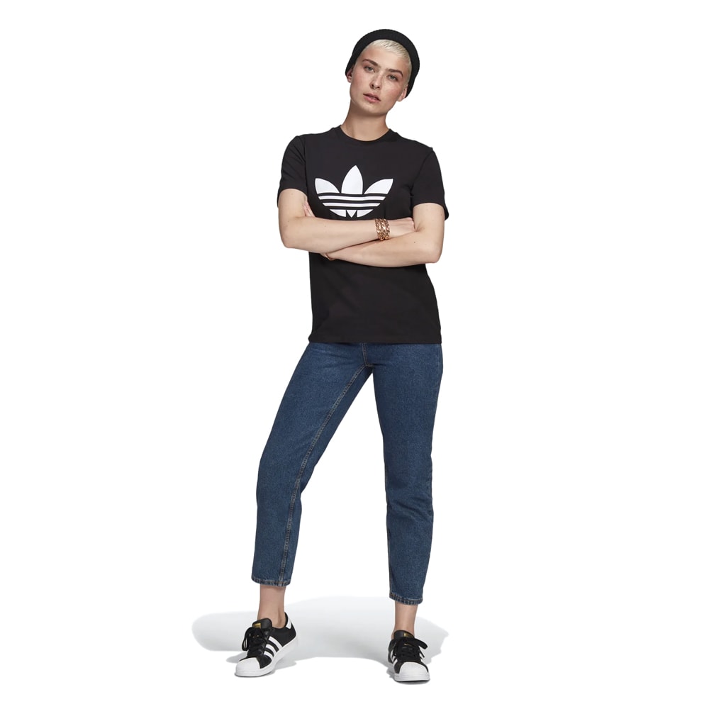 Camiseta Manga Curta Adulta Trefoil Adidas Originals Feminina Adulta
