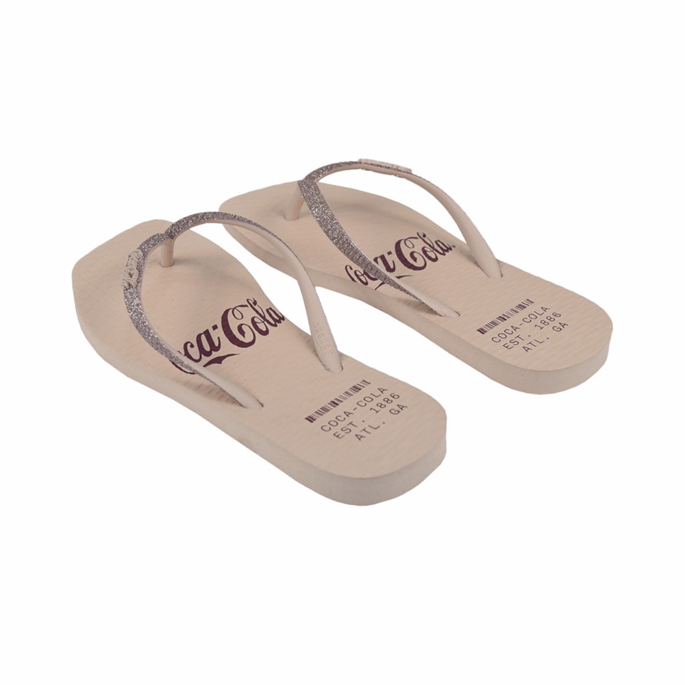 CHINELO COCA COLA ALMA SQUARE FEM