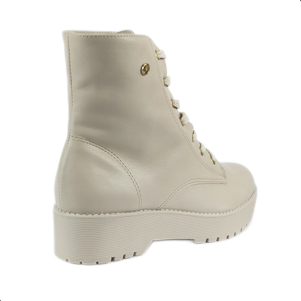 Coturno Feminino Via Marte Off White
