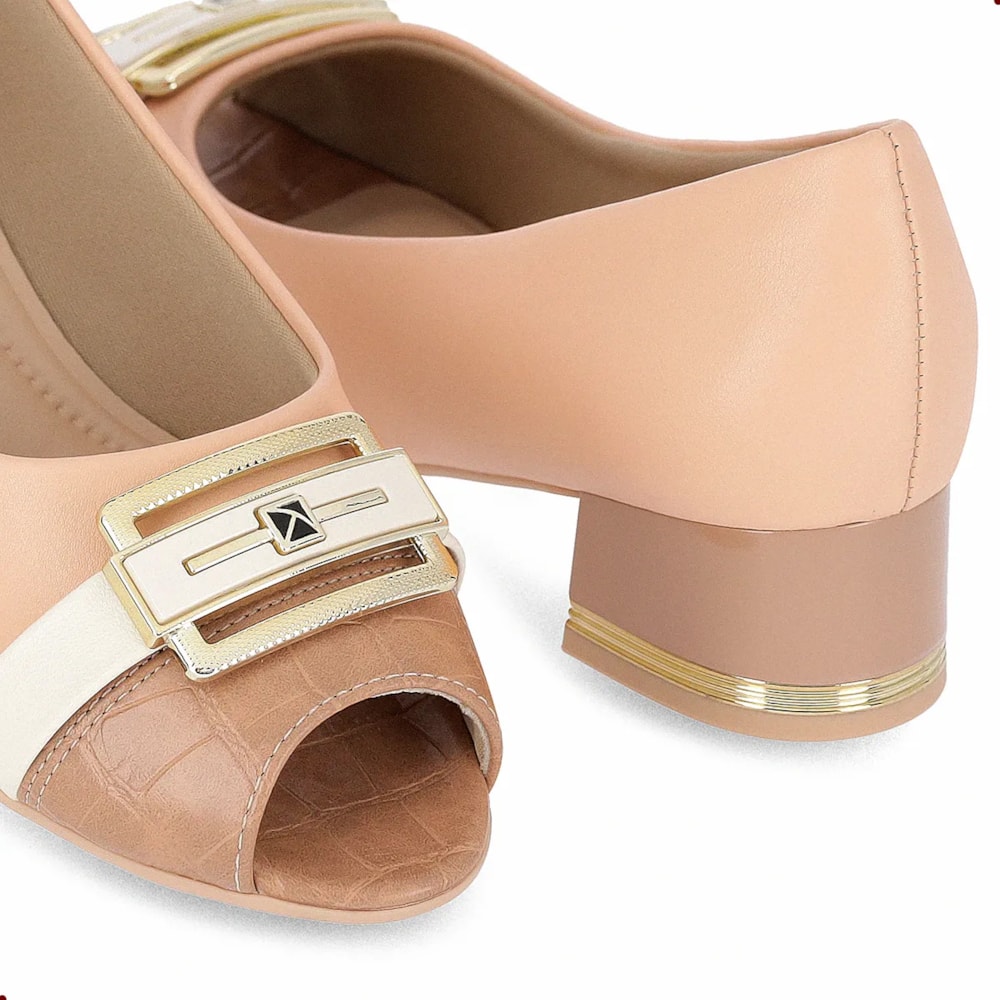 SAPATO PEEP TOE ADULTO FEMININO PICCADILLY