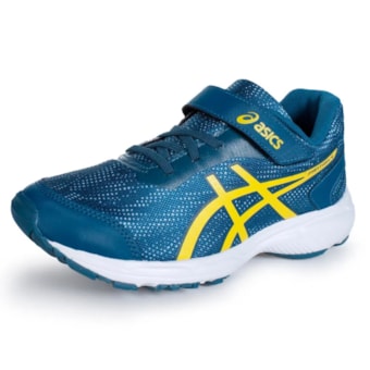 Tênis Asics Fantasy 4 - Infantil - Ink Teal/Golden Yellow