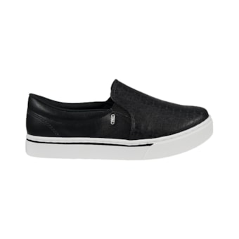 TÊNIS CASUAL FEMININO VIA MARTE SLIP ON SEM CADARÇO