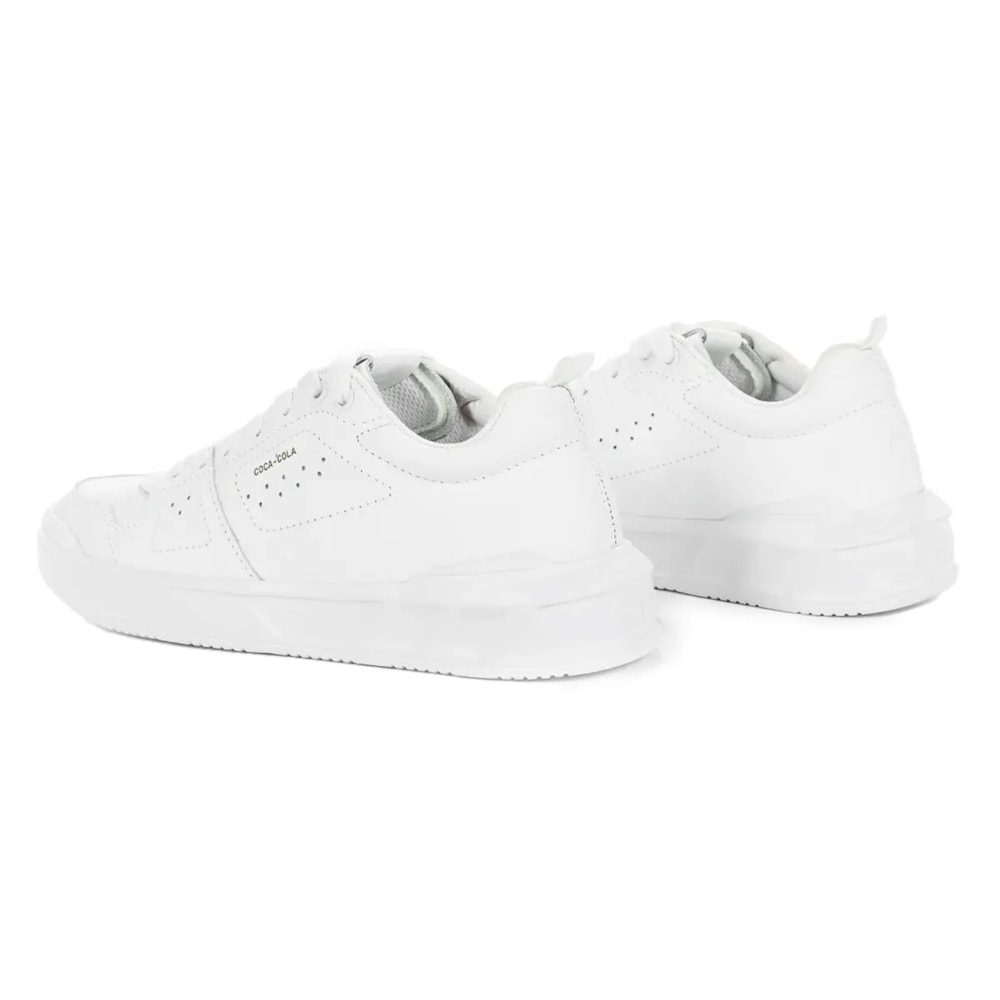 Tênis Coca-Cola Shoes Soho Leather Branco