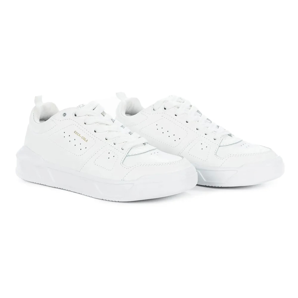 Tênis Coca-Cola Shoes Soho Leather Branco