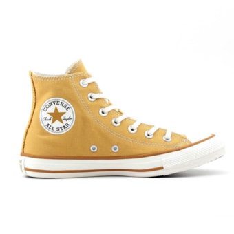 Tênis Converse All Star Cano Alto Tecido Mel Queimado Ct24960002