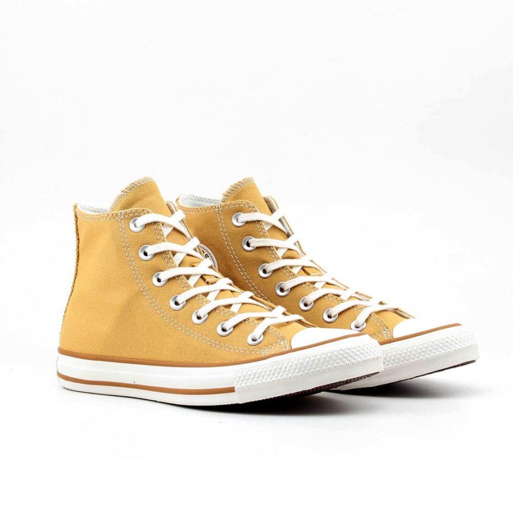 Tênis Converse All Star Cano Alto Tecido Mel Queimado Ct24960002