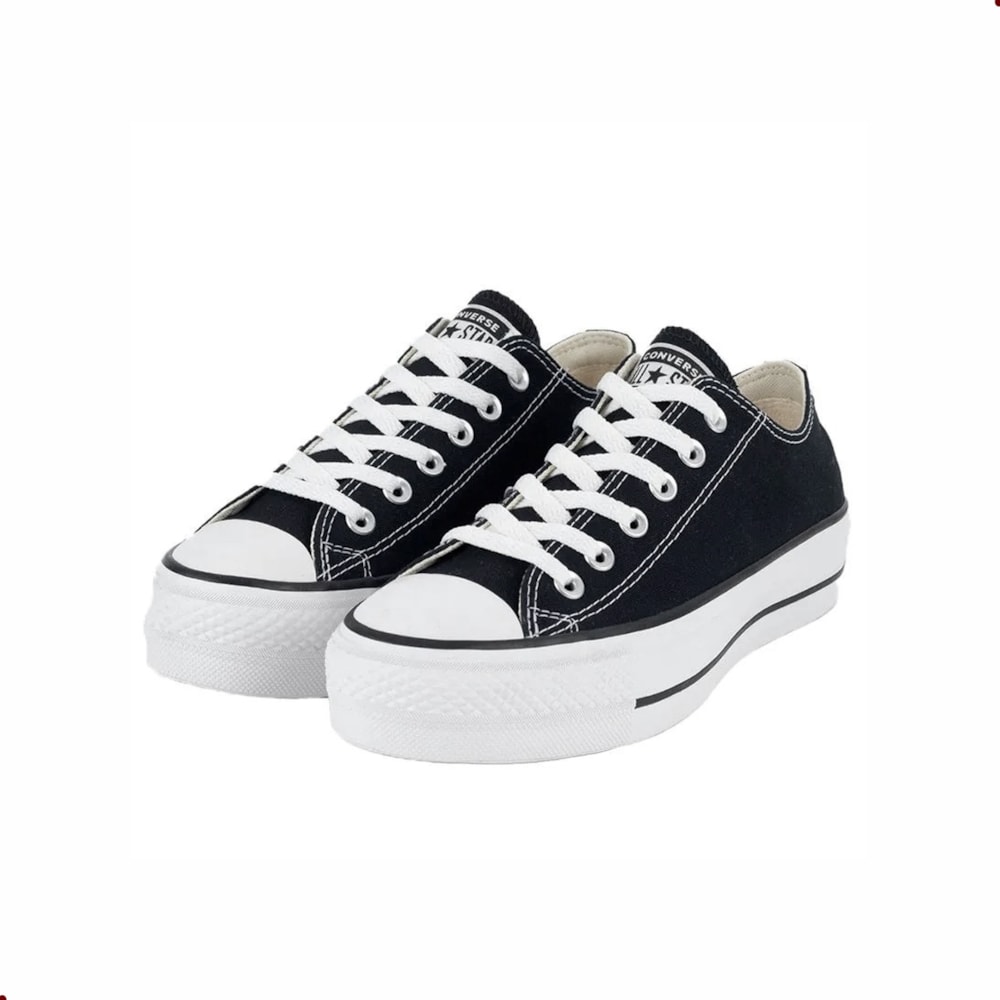 TÊNIS CONVERSE FEMININO PLATAFORMA PRETO/BRANCO