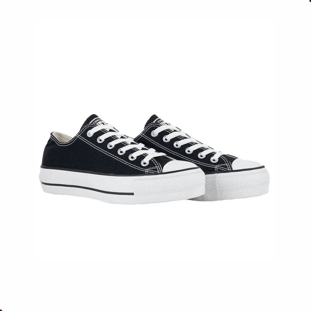 TÊNIS CONVERSE FEMININO PLATAFORMA PRETO/BRANCO