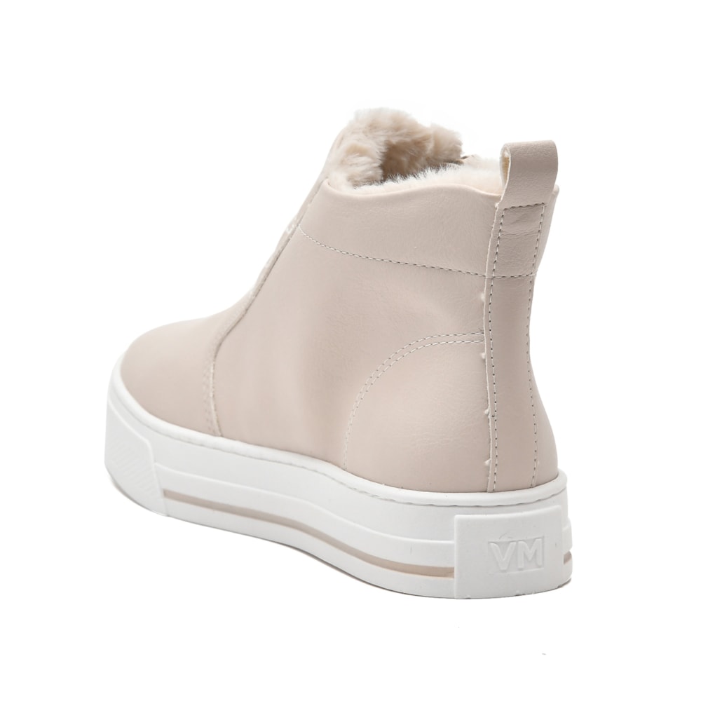 Tênis Feminino Via Marte Com Cano Baixo Forrado Com Pelo