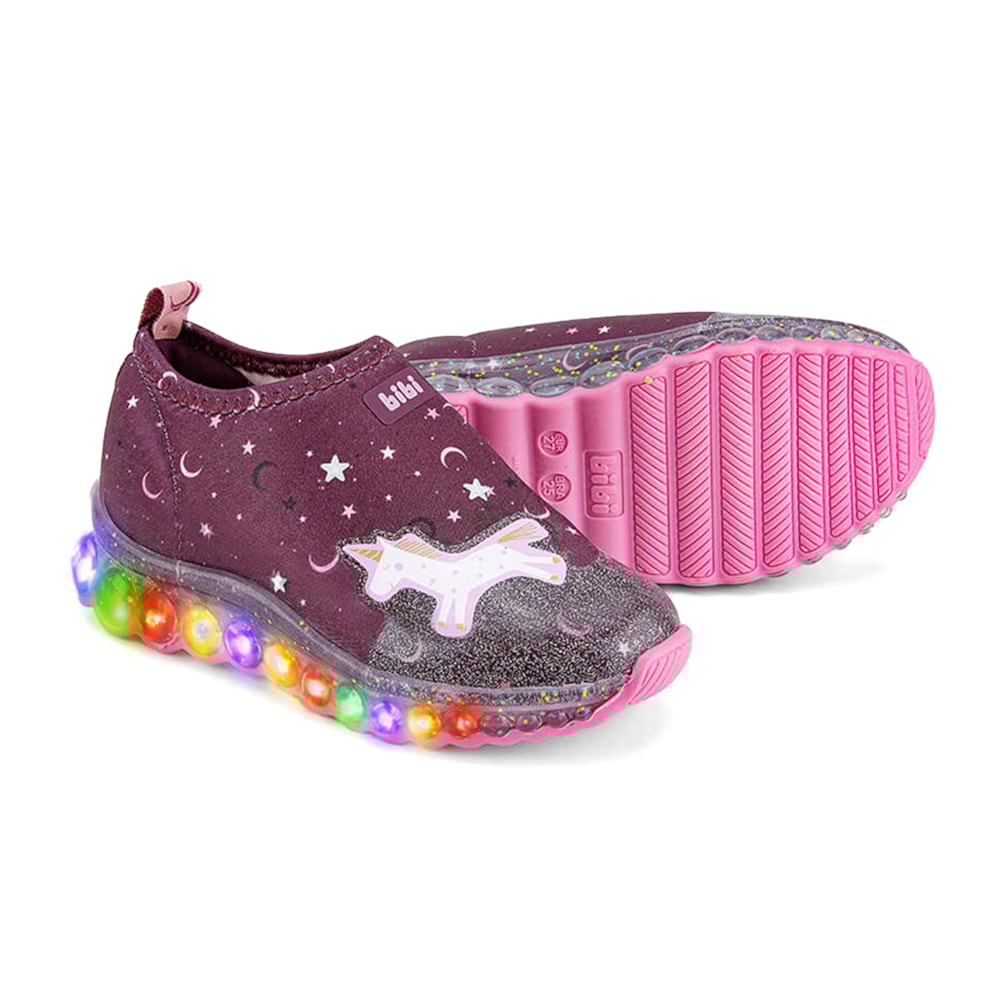 Bibi Roller Celebration Tenis Infantil Com Luz Led Infantil Bibi