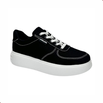 TÊNIS PETITE JOLIE PRETO/BRANCO FEM