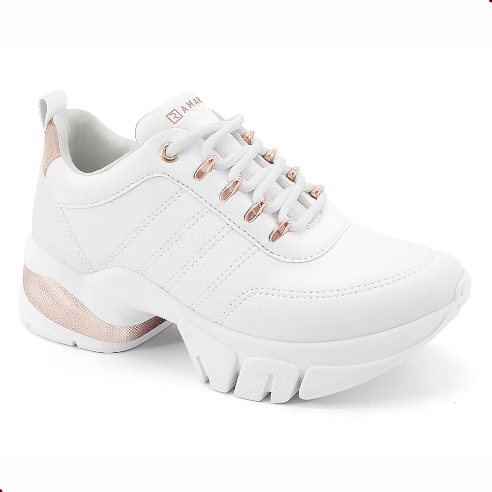 Tenis Sneakers  Feminino Ramarim Branco