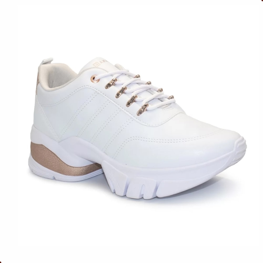 Tenis Sneakers  Feminino Ramarim Branco