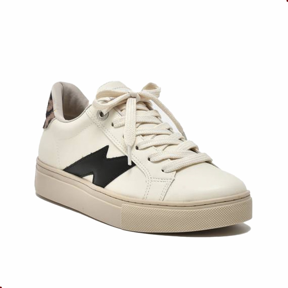 TÊNIS VIA MARTE MARFIM/PRETO FEMININO