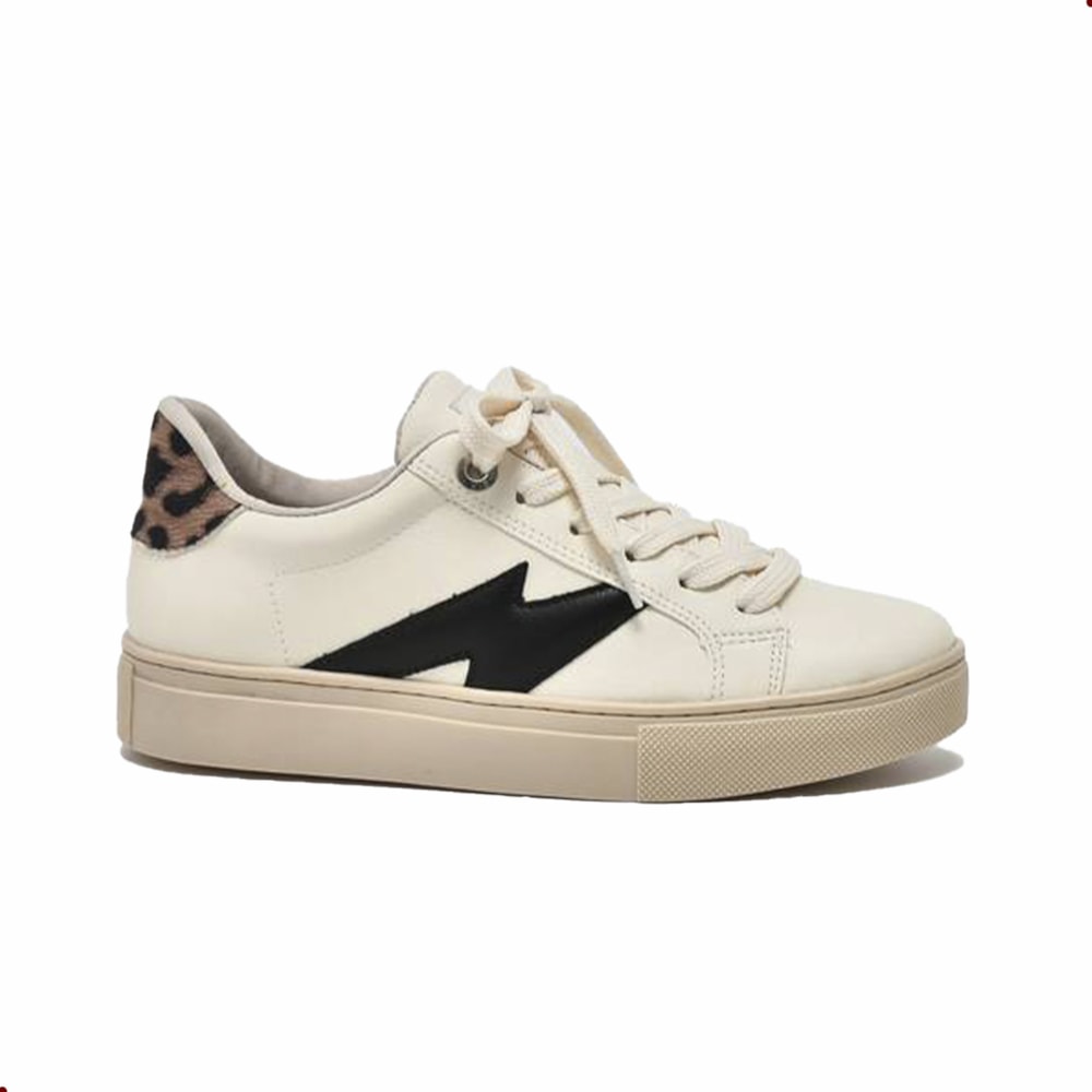 TÊNIS VIA MARTE MARFIM/PRETO FEMININO